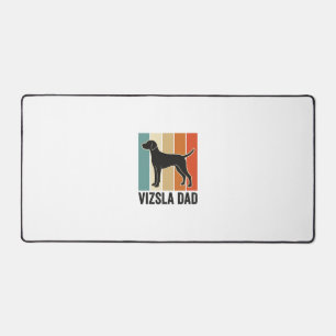 Vintage Vizsla Papa Hunde Liebhaber Shirt Design_1 Schreibtischunterlage