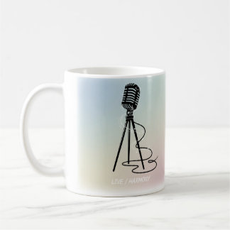 Vintage Vocal Lines Kaffeetasse