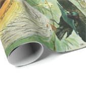 Vintage Vögel Alte Illustration Kunsttiere Geschenkpapier (Rolleneckpunkt)