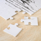 Vintage Vögel Altes Buch Illustration Kunst Puzzle (Seite)