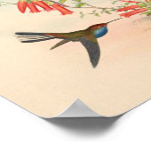 Vintage Vögel Art Bird Print Blume Poster (Ecke)