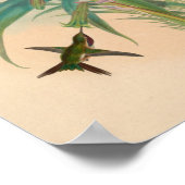 Vintage Vögel Art Bird Print Blume Poster (Ecke)