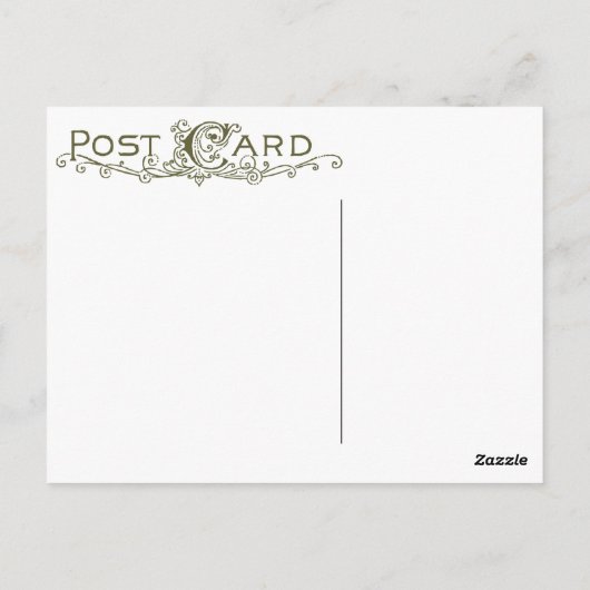 Vintage Vögel auf der Postkarte (Rückseite)