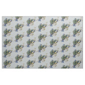 Vintage Vögel auf grauem Hintergrund Stoff (Fat Quarter (45,7 x 55,9 cm))