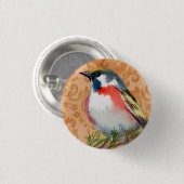 Vintage Vogel Button (Vorne & Hinten)