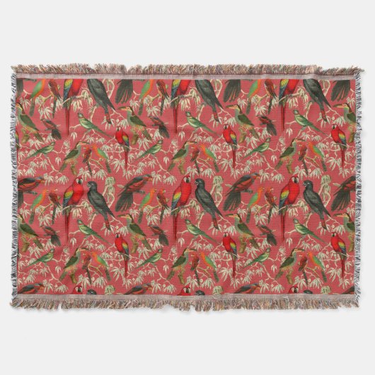 Vintage Vögel Decke (Vorderseite)