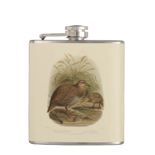 Vintage Vögel der Wissenschafts-NZ - Weka Flachmann