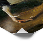 Vintage Vögel Die Kakerlaken kämpfen Poster (Ecke)