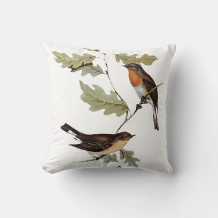 Vintage Vögel einer Feder...Kissen Kissen