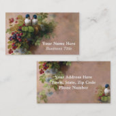 Vintage Vogel-feine Kunst-Malerei-Geschäfts-Karten Visitenkarte (Vorne/Hinten)