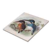 Vintage Vögel Fliese (Seite)