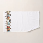 Vintage Vögel - Französische Hütte Badhandtuch Set (Handtuch)