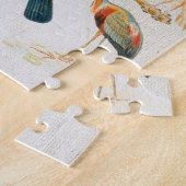 Vintage Vögel Illustration Vogelbeobachtung Lover Puzzle (Seite)
