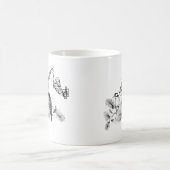 Vintage Vögel Kaffeetasse (Mittel)