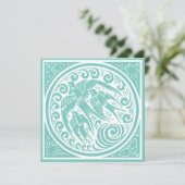 Vintage Vögel mit Schmetterlingen und Sternen (Stehend Vorderseite)