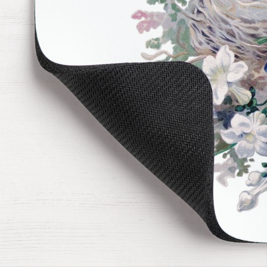 Vintage Vögel Mousepad (Ecke)