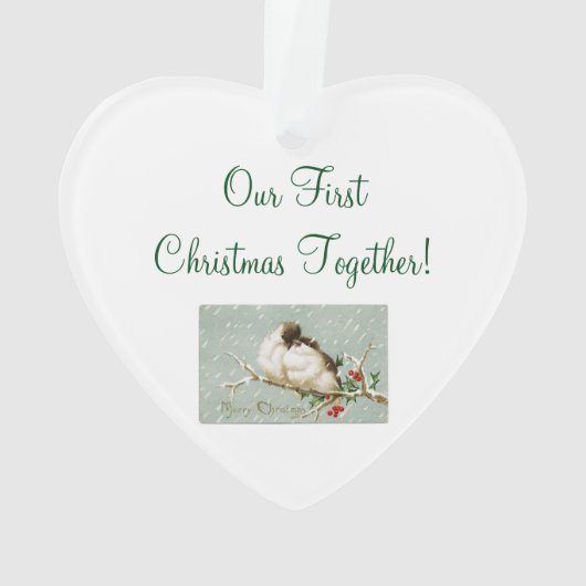 Vintage Vögel Ornament (Rückseite)