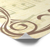 Vintage Vögel Poster (Ecke)