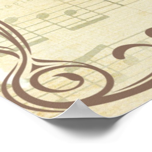 Vintage Vögel Poster (Ecke)