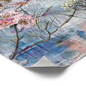 Vintage Vögel Poster (Ecke)