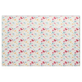 Vintage Vögel - rosa, blau, gelb Stoff (Fat Quarter (45,7 x 55,9 cm))