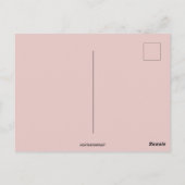 Vintage Vögel tragen Baby Happy New Year Postkarte (Rückseite)