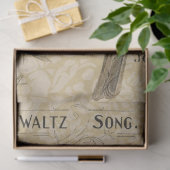 Vintage Vögel und Ephemera Seidenpapier (Geschenk)