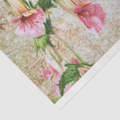 Vintage Vögel und florale Ephemera Seidenpapier (Ausschnitt)