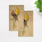 Vintage Vögel und Papiere (Schreibtisch)