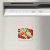 Vintage Vögel Viktorianische Liebe Taube Klassisch Magnet (In Situ (Geschirrspüler))