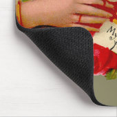 Vintage Vögel Viktorianische Liebe Taube Klassisch Mousepad (Ecke)