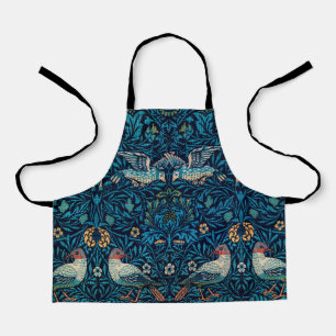 Vintage Vogel William Morris Blumenkunst Schürze