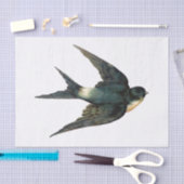 Vintage Vogelanzeige Seidenpapier (Handwerk)