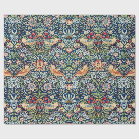 Vintage Vogelart Geschenkpapier (Flach)