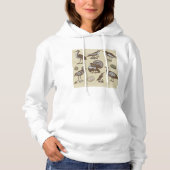 Vintage Vogelart Hoodie (Vorderseite)