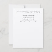 Vintage Vogelarten Gelbe und Graue Platzkarten (Rückseite)