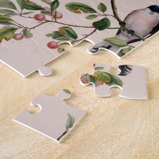 Vintage Vogeldarstellung Kunst Puzzle (Seite)