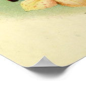 Vintage Vogeldarstellung Poster (Ecke)