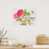 Vintage Vogeldarstellung Poster (Küche)