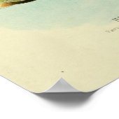 Vintage Vogeldarstellung Poster (Ecke)