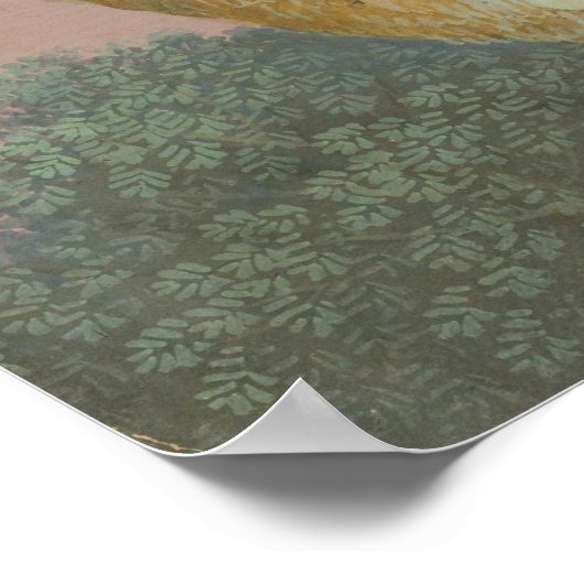 Vintage Vogeldarstellung Poster (Ecke)