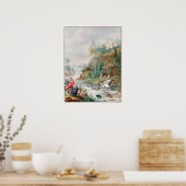 Vintage Vogeldarstellung Poster (Küche)