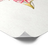 Vintage Vogeldarstellung Poster (Ecke)