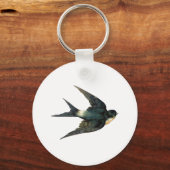 Vintage Vogeldarstellung Schlüsselanhänger (Vorderseite)