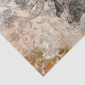 Vintage Vogeldecoup Seidenpapier (Ausschnitt)