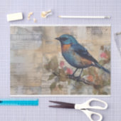 Vintage Vogeldecoupion Seidenpapier (Handwerk)