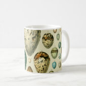 Vintage Vogeleier - Französisches Fischeier Art Kaffeetasse (VorderseiteRechts)
