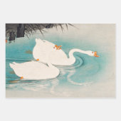 Vintage Vogelkunst Geschenkpapier Set (Vorderseite)