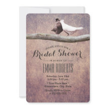 Vintage Vogelliebhaber Elegantes Brautparty