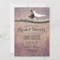 Vintage Vogelliebhaber Elegantes Brautparty